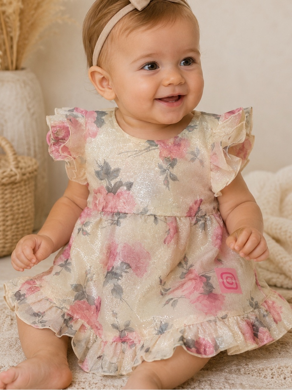 Baby Girl Floral Dress - 3 Months - Rare Editions- NWT